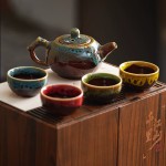 茶叶礼盒装送礼长辈中秋教师节礼物送男老师千里江山茶具套装礼品